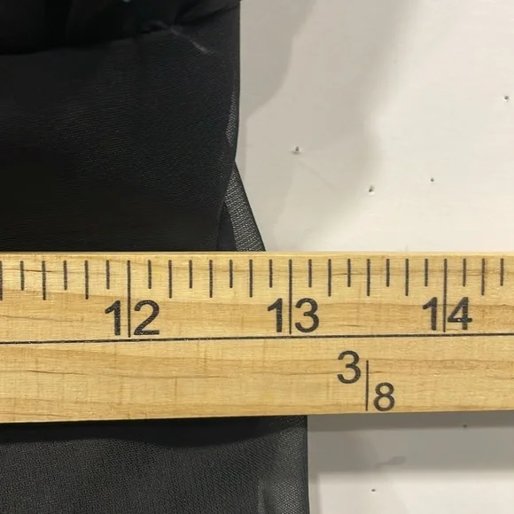 Womens Y2K Glitter Cami Camisole Sz M Black Spaghetti Straps back zip Handmade - Picture 6 of 7